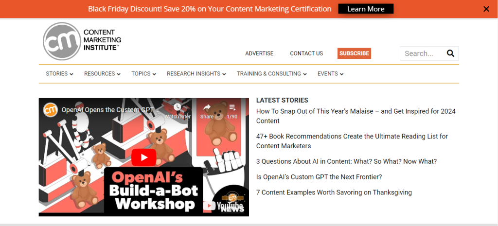 Content Marketing Blogs