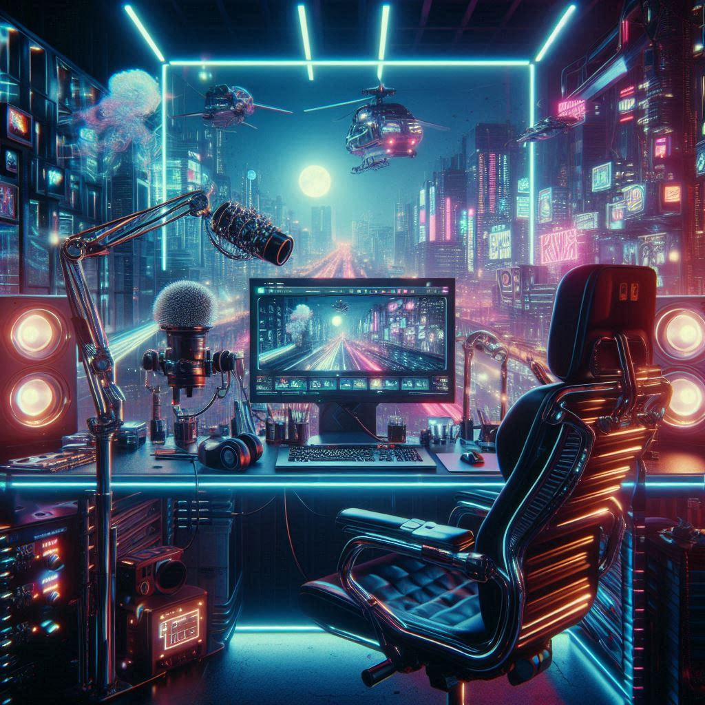 This is an image of the Cyberpunk Glam studio.